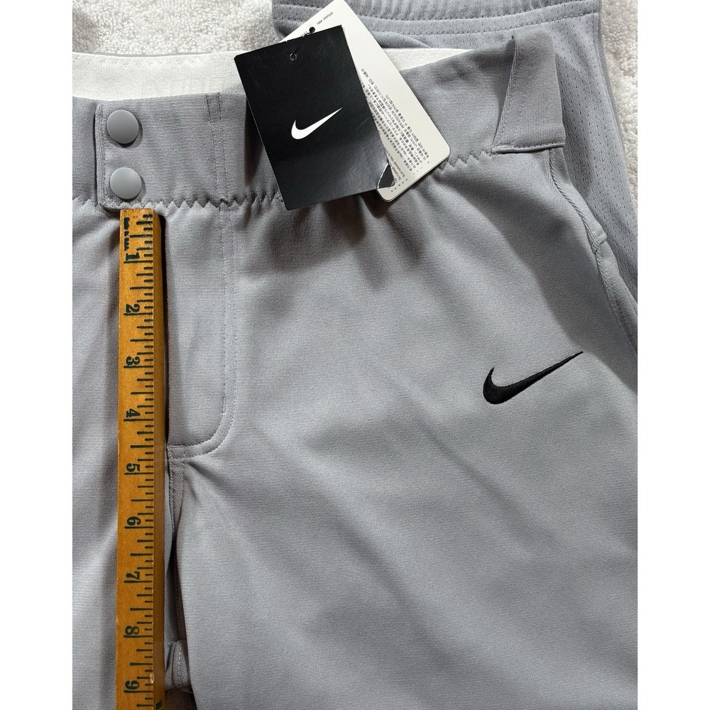 NIKE New Softball Pants Women's Medium Gray 3/4 Length Vented NWT - 492 - Picture 7 of 10